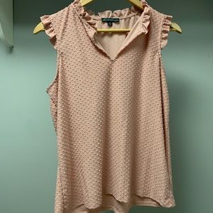 Adrianna Papell Blush Sleeveless Top
